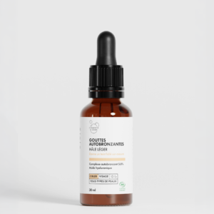 Gouttes autobronzantes – Hâle léger | Clémence & Vivien